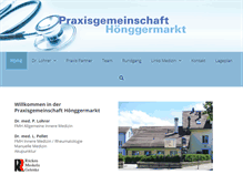 Tablet Screenshot of lohrer-praxis.ch